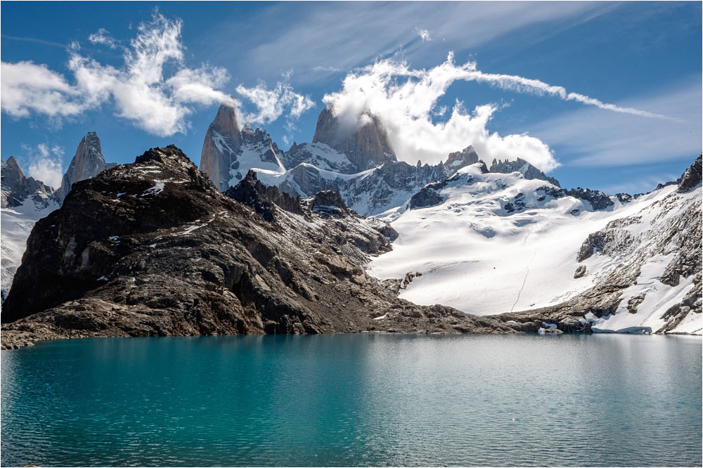 Гора Фитц Рой, национальный парк Лос-Гласиарc, Патагония, Аргентина
